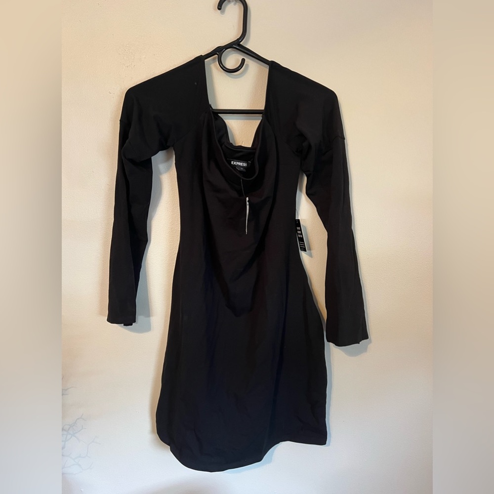 NEW WITH TAG | Black Express Off Shoulder Dress